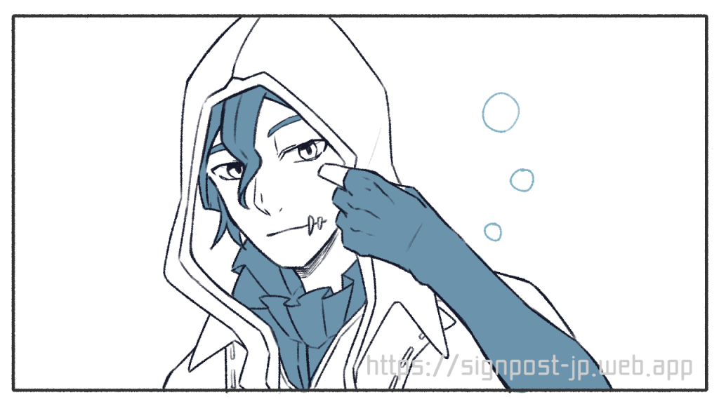 三角構図＋額縁構図