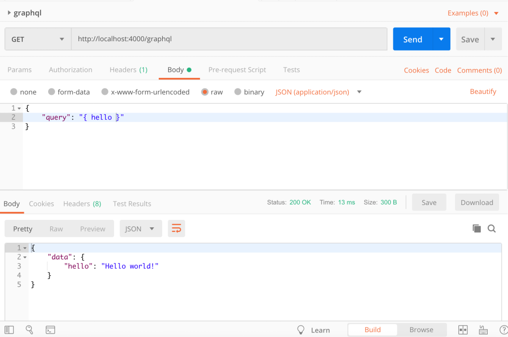 Vue GraphQL with Postman